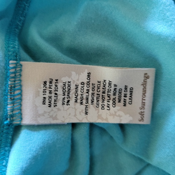 Soft Surroundings Light Blue Top - Picture 6 of 6